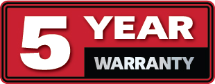 Jet 5 Year Warranty
