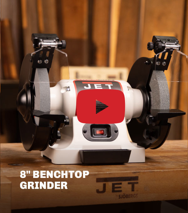 JWBG-8HS 8" Benchtop Grinder JWBG-8HS 8" Benchtop Grinder