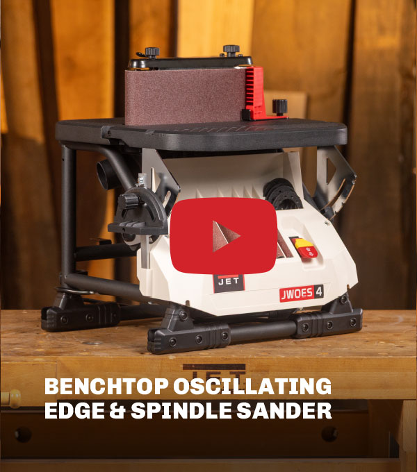 JWOES-4 Benchtop Oscillating Edge & Spindle Sander JWOES-4 Benchtop Oscillating Edge & Spindle Sander